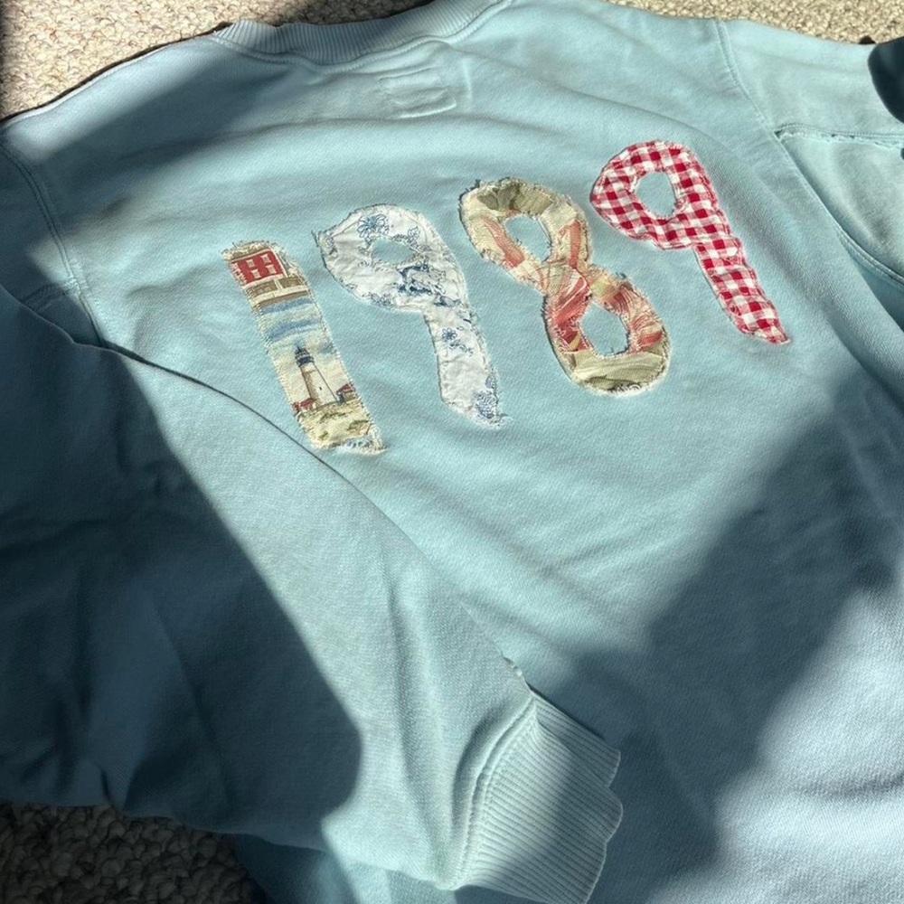 aerie Patchwork Taylor Swift 1989 Sweatshirt